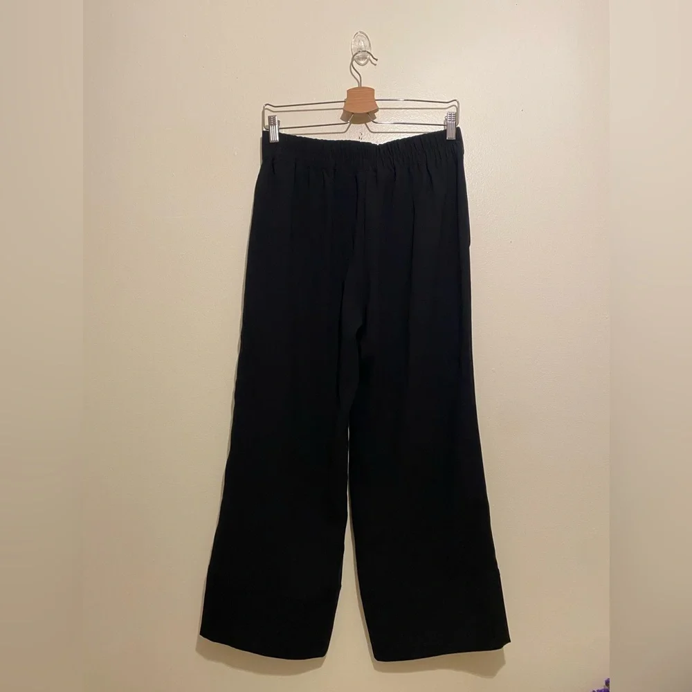 J. Crew Black Wide-Leg Women's Pants. Size 6. Style AV443